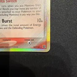 Mewtwo Delta Species Reverse Holo Card 12/113 Stamped LP+/NM- Super Clean - Image 4