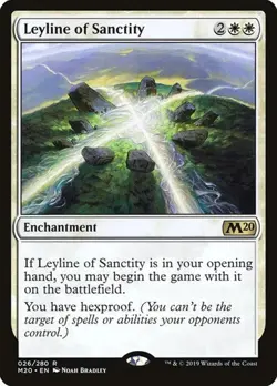 Leyline of Sanctity Core Set 2020 MP MTG - Image 1