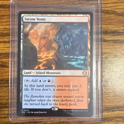Magic: The Gathering Steam Vents Rare Land Blue Red ECL 0267 2026 - Image 1