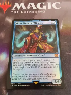 Mtg. Gogo, Master of Mimicry. Foil. Final Fantasy. Pack Fresh - Image 1