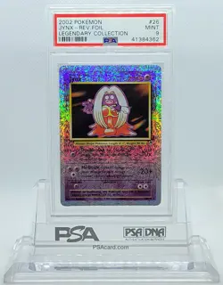 2002 POKEMON LEGENDARY COLLECTION JYNX #26 REVERSE HOLO PSA 9 MINT #41384362 - Image 1