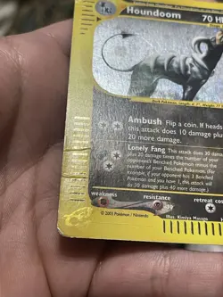 2003 Skyridge Houndoom Holo Foil Rare H11/H32 WOTC E-Reader Series Pokemon - Image 2