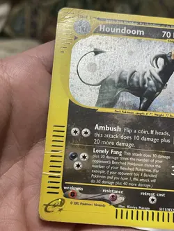 2003 Skyridge Houndoom Holo Foil Rare H11/H32 WOTC E-Reader Series Pokemon - Image 3