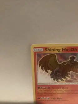 Pokemon TCG Shining Ho-Oh SM70 Black Star Promo LP - Image 3