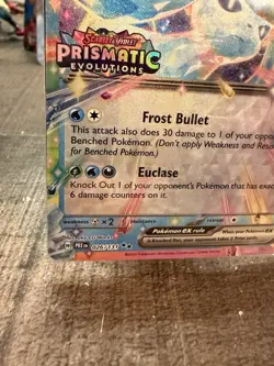 Pokemon Prismatic Evolutions Glaceon ex 026/131 Surprise Box Stamped Sealed - Image 3