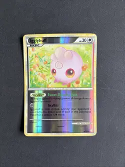Pokemon TCG Igglybuff Heartgold & Soulsilver 44/123 Reverse Holo Uncommon 2010 - Image 1