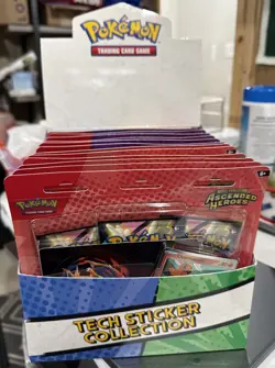 Pokemon TCG: Ascended Heroes Tech Sticker Collection Display Case - Image 1