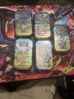 Pokemon Ascended Heros Tins - LOT OF 5 Series Set - Image 1