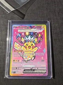 Pokemon Pikachu Ex 277/217 Special Illustration Rare Ascended Heroes - Image 1