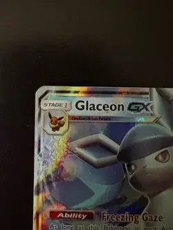 Pokemon TCG Full Art Glaceon GX Ultra Rare Holo Ultra Prism 39/156 - Image 3