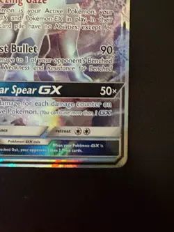 Pokemon TCG Full Art Glaceon GX Ultra Rare Holo Ultra Prism 39/156 - Image 5