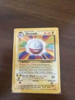 Pokemon TCG Base Set Electrode 21/102 LP/NM - Image 1