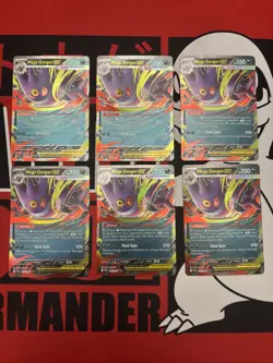 Pokemon TCG Mega Gengar EX Lot 056/094 x6 Phantasmo Flames Ultra Rare NM - Image 1