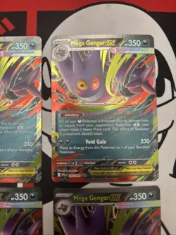 Pokemon TCG Mega Gengar EX Lot 056/094 x6 Phantasmo Flames Ultra Rare NM - Image 4