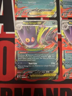 Pokemon TCG Mega Gengar EX Lot 056/094 x6 Phantasmo Flames Ultra Rare NM - Image 5