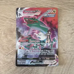 Pokemon TCG Rayquaza VMAX Ultra Rare Full Art Rapid Strike Holo TG20/TG30 2022 - Image 1
