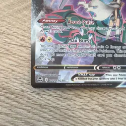 Pokemon TCG Rayquaza VMAX Ultra Rare Full Art Rapid Strike Holo TG20/TG30 2022 - Image 5