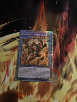 Yugioh! Alba-Lenatus The Abyss Dragon (DIFO-EN035) 1st Ed Starlight Rare NM/M - Image 1