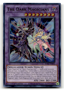 The Dark Magicians RA04-EN054 1st Edition Super Rare Quarter Century Stampede LP - Image 1