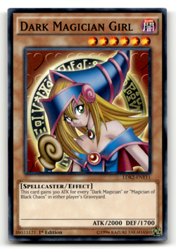 Dark Magician Girl LDK2-ENY11 1st Edition Common Legendary Decks II LP - Image 1