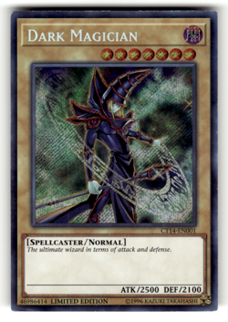 Dark Magician CT14-EN001 Limited Secret Rare 2017 Mega-Tins LP - Image 1