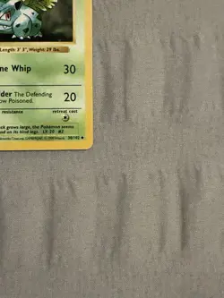 Pokemon Card Shadowless Ivysaur Base Set Non Holo Uncommon 30/102 WOTC - Image 2