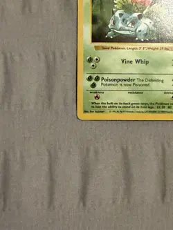 Pokemon Card Shadowless Ivysaur Base Set Non Holo Uncommon 30/102 WOTC - Image 3