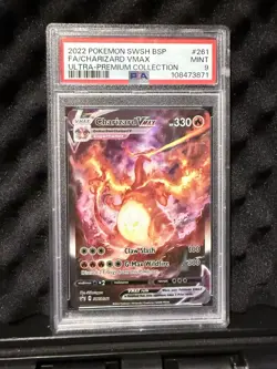 Pokemon TCG Charizard VMAX SWSH Black Star Promos Holo Card SWSH261 - Image 1
