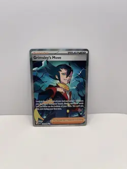 Grimsley’s Move 120/094 Phantasmal Flames Full Art English Pokemon Card NM - Image 1