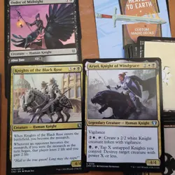 100 Card COMMANDER Deck - Heaven to Earth Custom Built MTG = Aryel **KNIGHTS** - Image 1