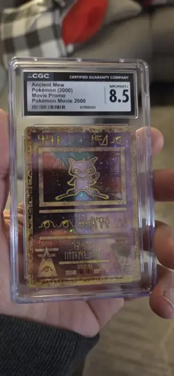 2000 Pokemon Ancient Mew Holo Promo Movie Card CGC 8.5 NM Grade - Image 1