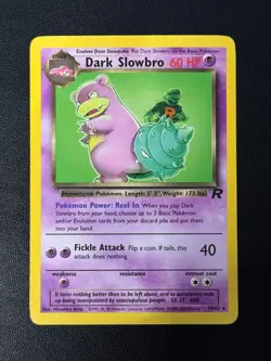 Pokemon TCG Team Rocket Dark Slowbro 29/82 Non-Holo Rare Card - VINTAGE - NM/LP - Image 1