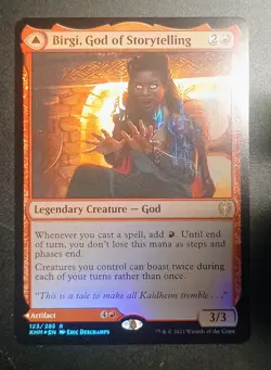 Birgi, God of Storytelling - Kaldheim (KHM) 123 EN MTG Magic FOIL - Image 1