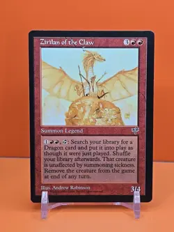 🔴🔴🔴 1996 MAGIC THE GATHERING ZIRILAN OF THE CLAW MIRAGE UNPLAYED 🔴🔴🔴 - Image 1