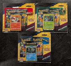 Pokemon TCG Crown Zenith Pin Collection Set of 3! (complete set) - Image 1