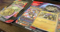Lot of Factory Sealed Pokemon blister: NEW Promo & 4 Booster packs - Image 5
