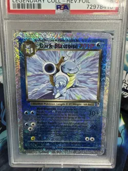 2002 Pokemon Dark Blastoise Reverse Holo #4/110 Legendary Collection - PSA 5 - Image 2