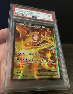 2016 Pokemon Charizard EX XY Black Star Promo XY121 Full Art Red & Blue NM PSA 7 - Image 5