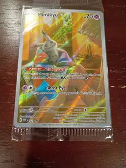 SEALED Pokemon Mimikyu SVP 075 - Holo Black Star Promo - Image 3