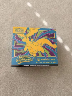 Pokemon TCG Ascended Heroes Pokemon Center Exclusive Elite Trainer Box ETB - Image 1