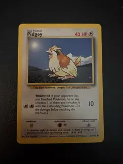 Pokemon Trainer Deck B Pidgey Raw (Ungraded) - Image 1