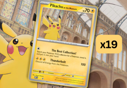 Pokemon TCG Pikachu At The Museum Jumbo Promo Sealed X10 - SAME DAY SHIP! - Image 1