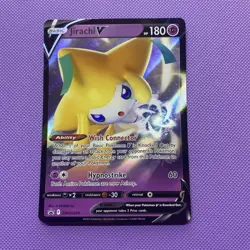 Pokemon TCG SWSH Jirachi V Black Star Promo SWSH299 (Normal size) English NM - Image 1
