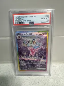 2024 Pokemon SV8a Espeon ex Special Art Rare GEM MT 10 - Image 1
