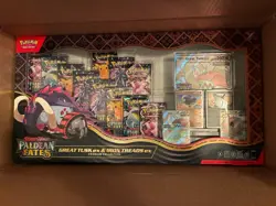 Pokemon Great Tusk Ex & Iron Treads Premium Collection Plus Heavy Hitters Bb/WF - Image 1
