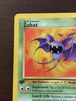 Pokemon TCG Zubat Fossil 57/62 1st Edition Basic Common 40 HP English 1999 - Image 5