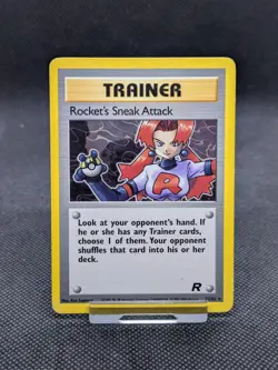 Pokemon Rocket's Sneak Attack 72/82 Team Rocket Rare WOTC LP/Played - Image 1