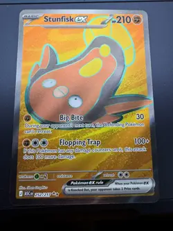 2026 Pokemon Ascended Heroes Stunfisk ex Ultra Rare #252/217 - Image 1