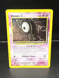 Pokemon TCG - Unown A - 14/75 - Rare - Holo - Neo Discovery - Image 3
