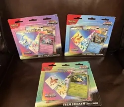 Pokemon TCG Prismatic Evolutions Tech Sticker Sylveon Leafeon Glaceon New Sealed - Image 1